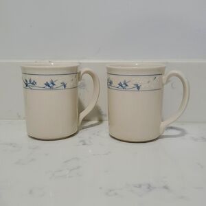 Vintage Corningware "First of Spring"  Mugs